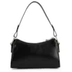Bolsa De Ombro Couro Preto/Estampa Onça - imagem 3