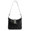 Bolsa De Ombro Couro Preto/Off White - imagem 4