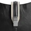 Bolsa De Ombro Couro Preto/Off White - imagem 7