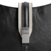 Bolsa De Ombro Couro Preto/Off White - imagem 7