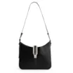 Bolsa De Ombro Couro Preto/Off White - imagem 1