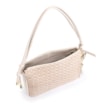 Bolsa De Ombro Couro/Ráfia Mosaico Off White - imagem 5