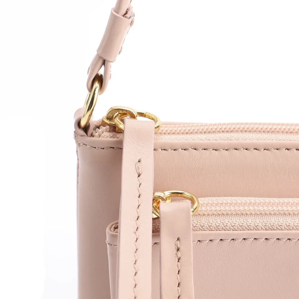 Bolsa De Ombro Couro Rosa - imagem 5