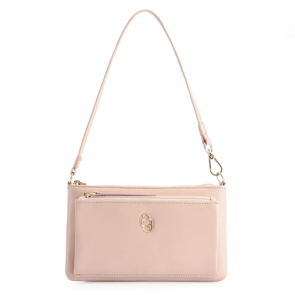 Bolsa De Ombro Couro Rosa