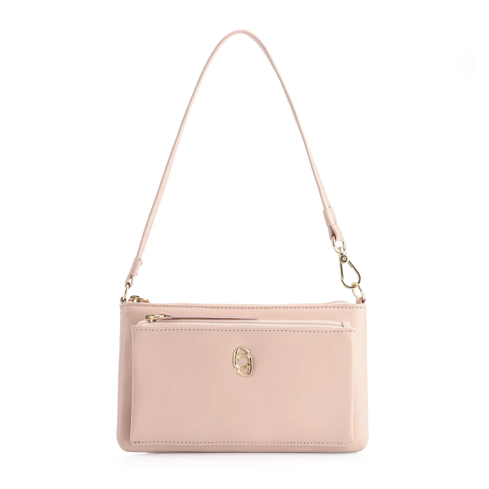 Bolsa De Ombro Couro Rosa