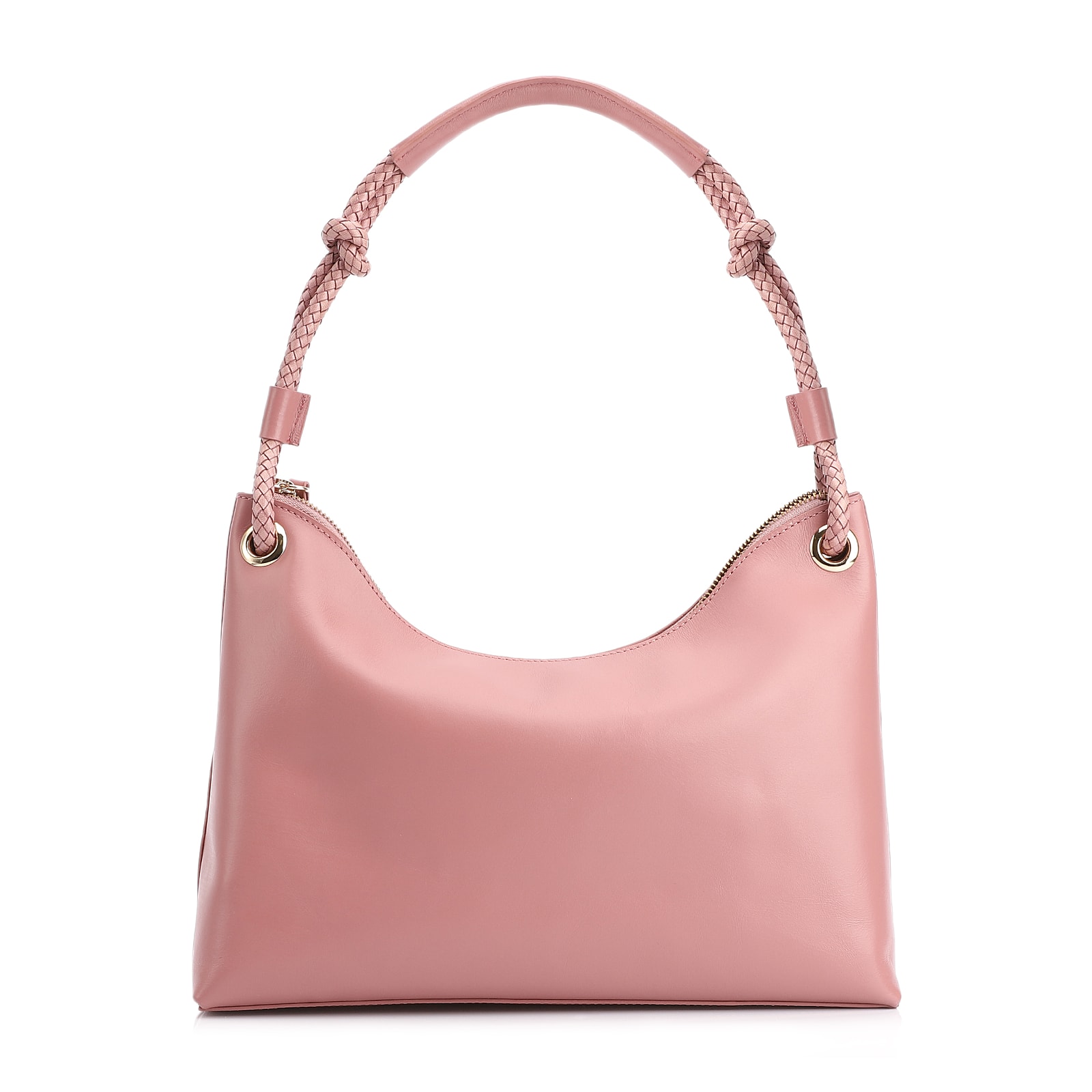 Bolsa De Ombro Couro Rosa