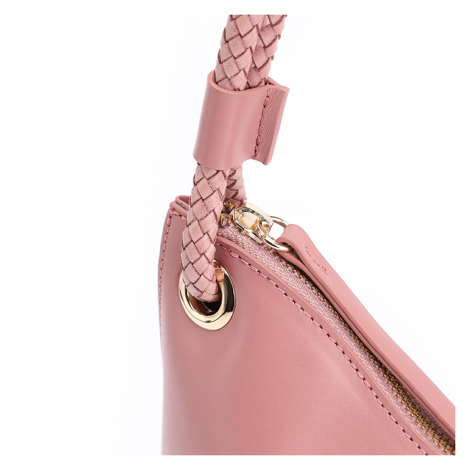 Bolsa De Ombro Couro Rosa