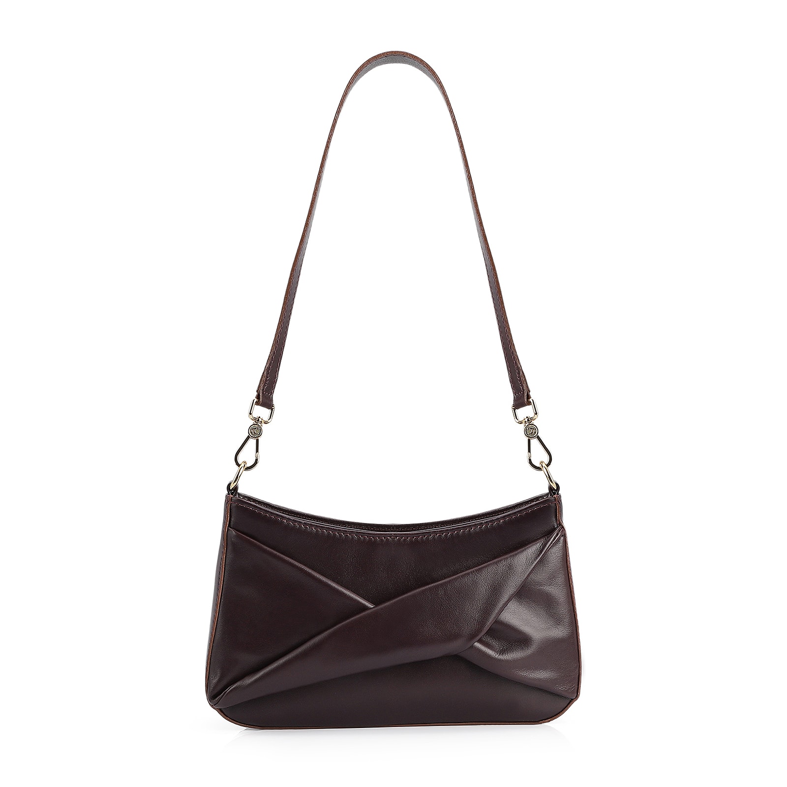 Bolsa De Ombro Couro Roxo