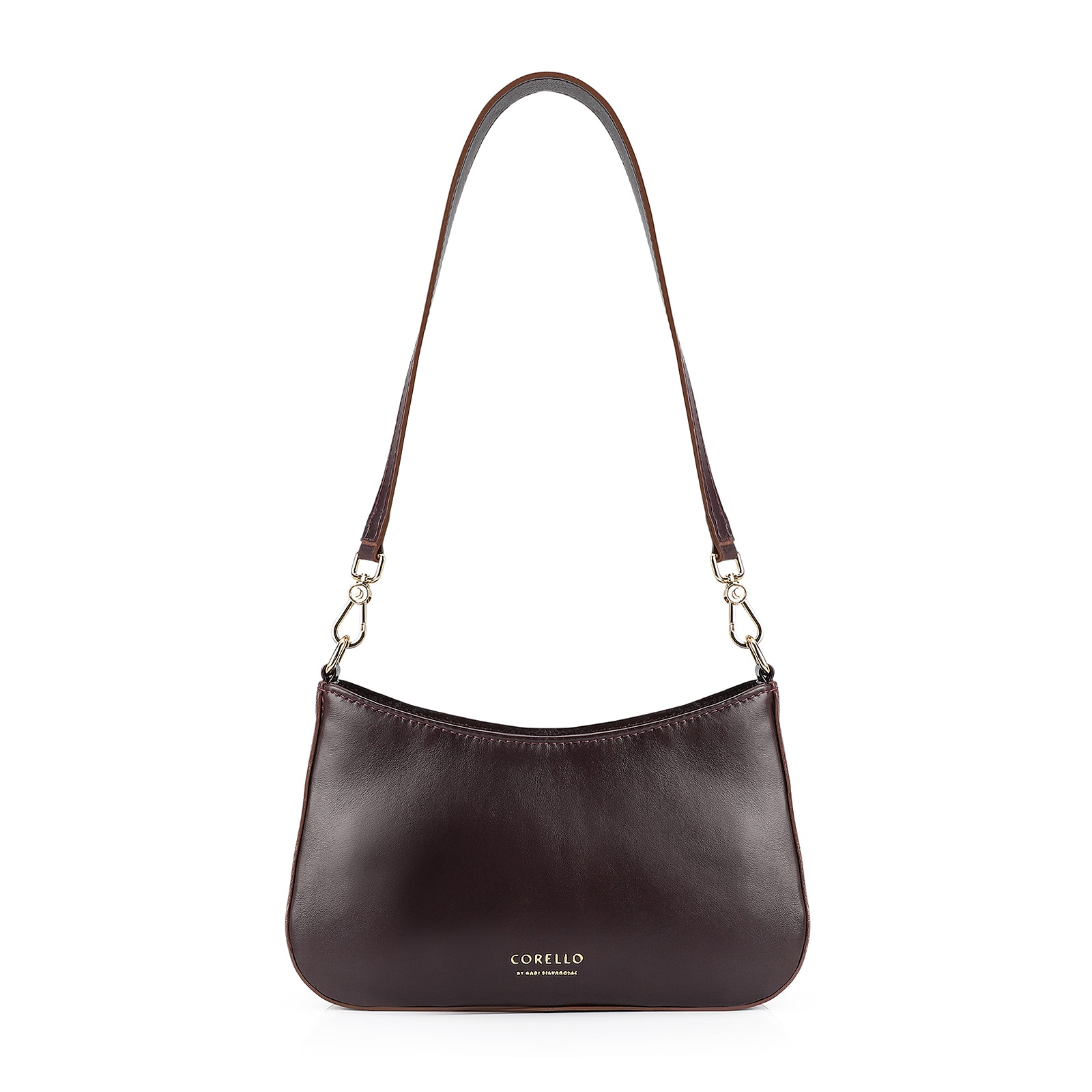 Bolsa De Ombro Couro Roxo