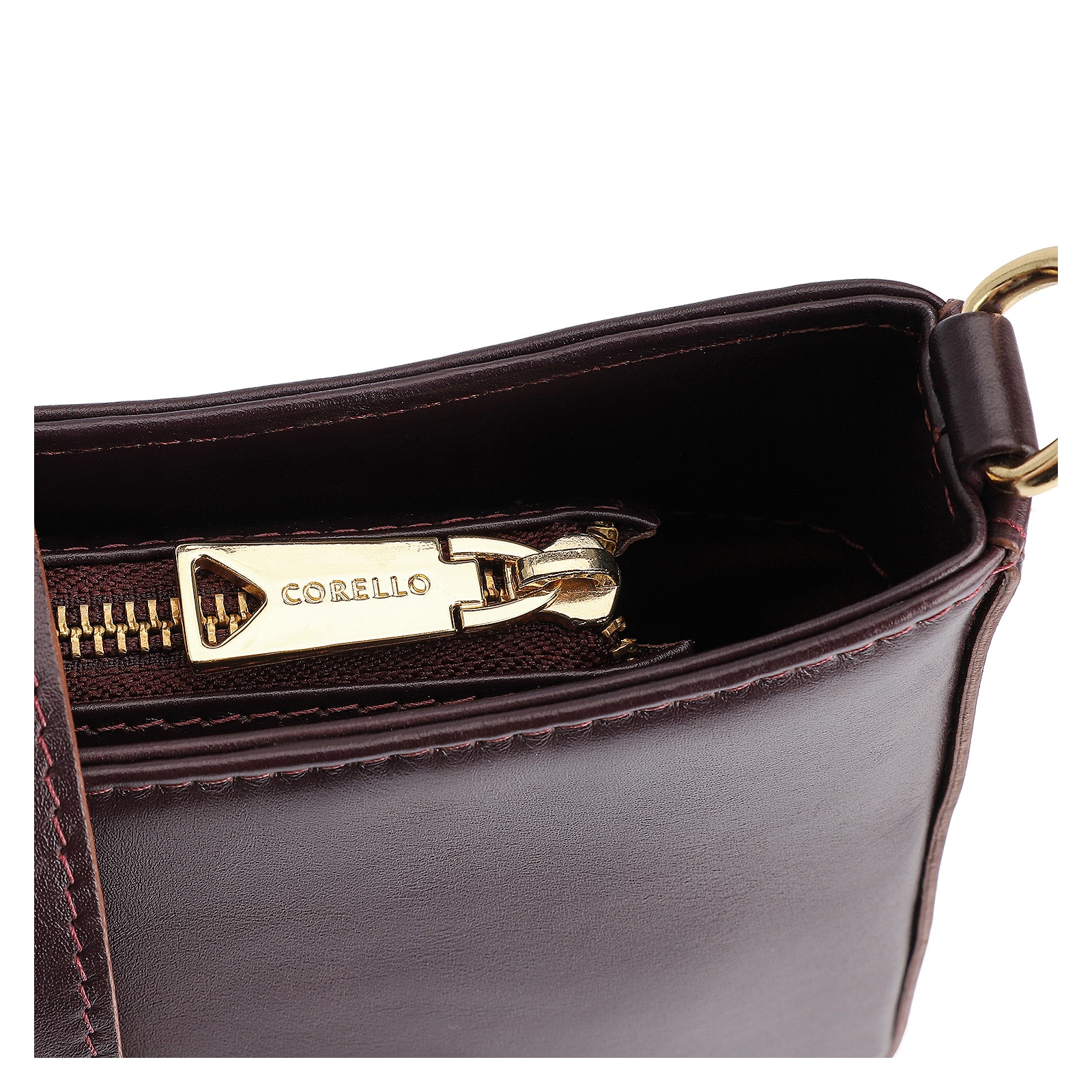 Bolsa De Ombro Couro Roxo