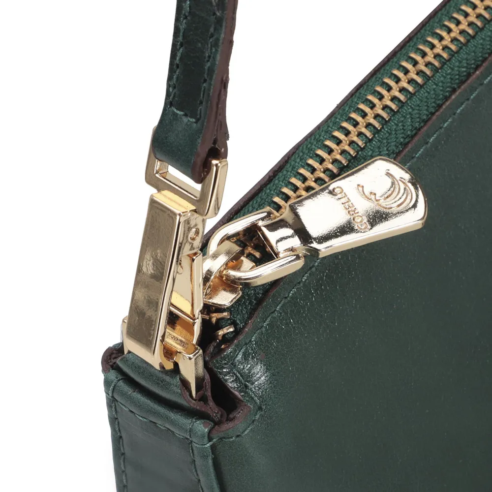 Bolsa De Ombro Couro Verde - imagem 6