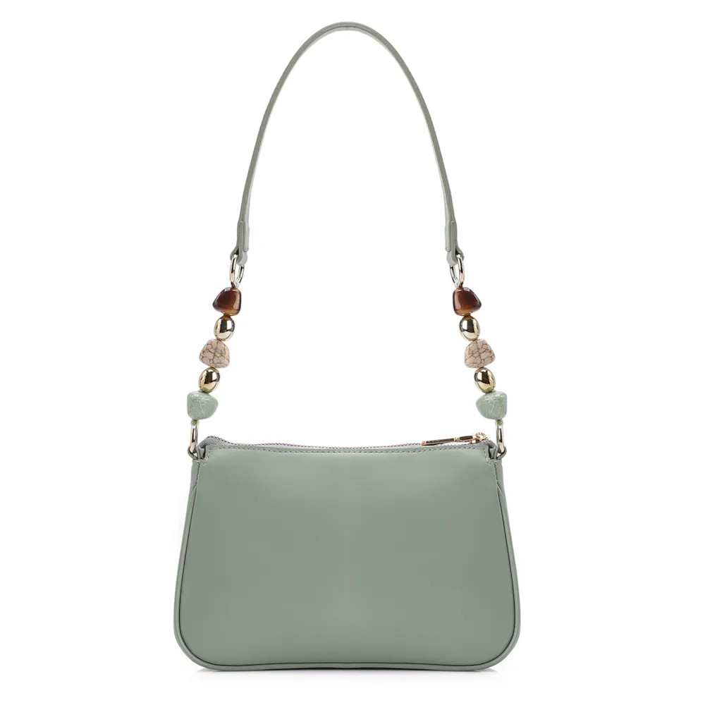 Bolsa De Ombro Couro Verde - imagem 3