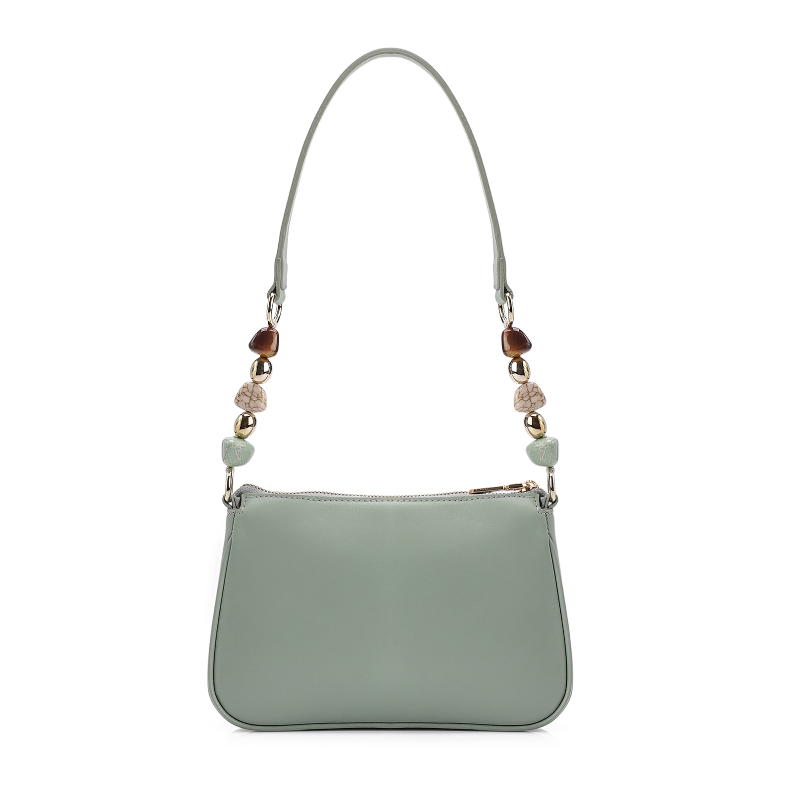 Bolsa De Ombro Couro Verde