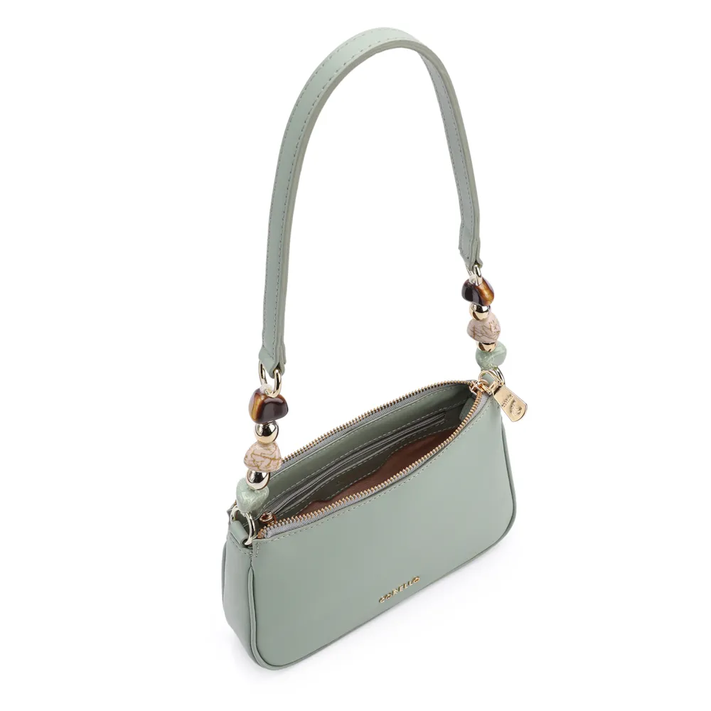 Bolsa De Ombro Couro Verde - imagem 4