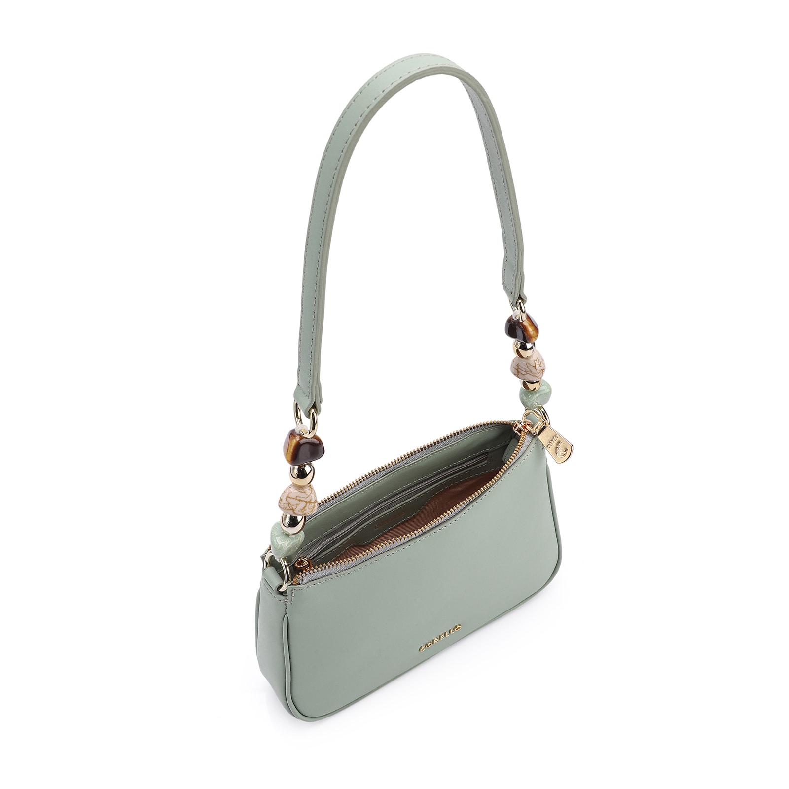 Bolsa De Ombro Couro Verde