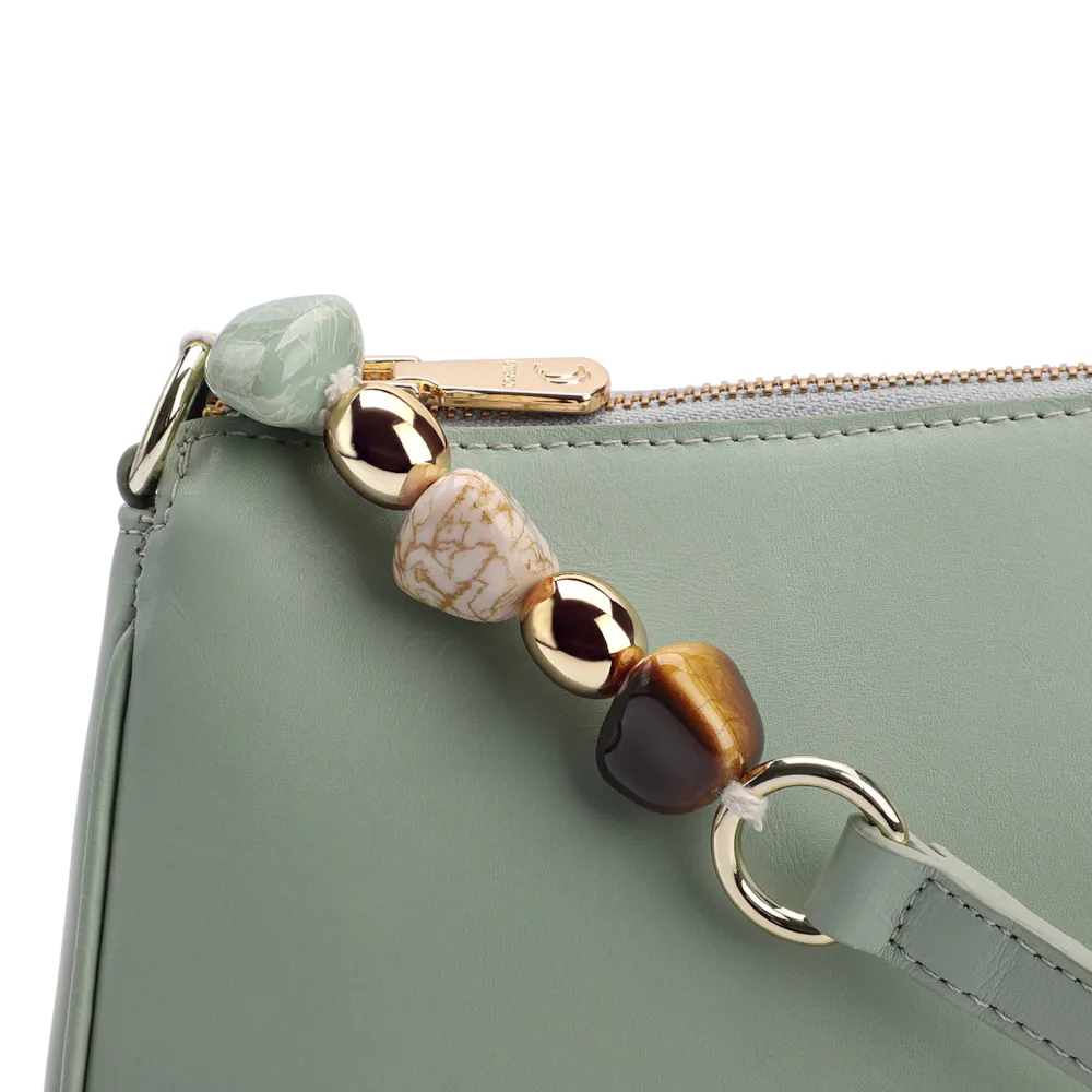 Bolsa De Ombro Couro Verde - imagem 7