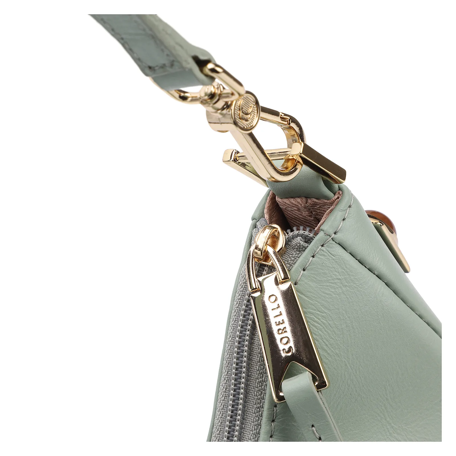 Bolsa De Ombro Couro Verde