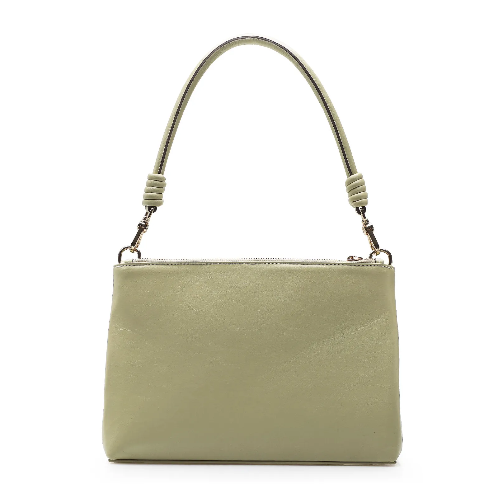 Bolsa De Ombro Couro Verde