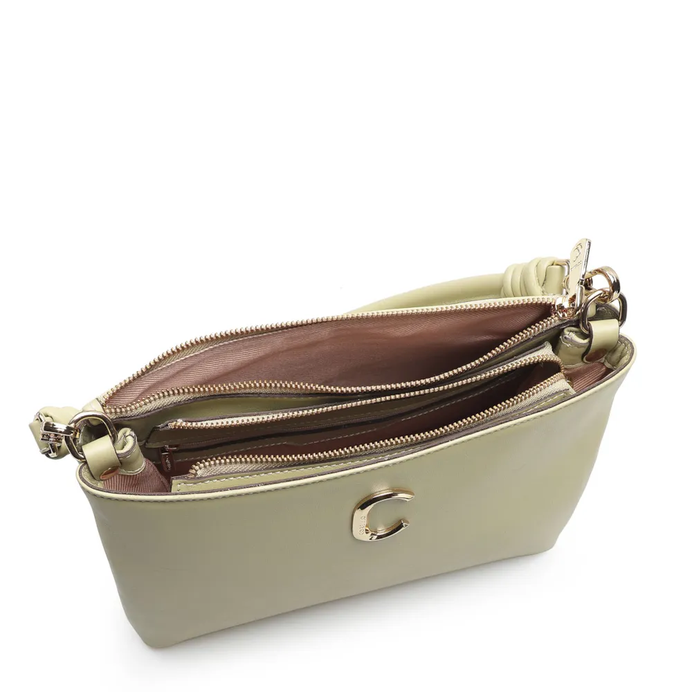 Bolsa De Ombro Couro Verde - imagem 4