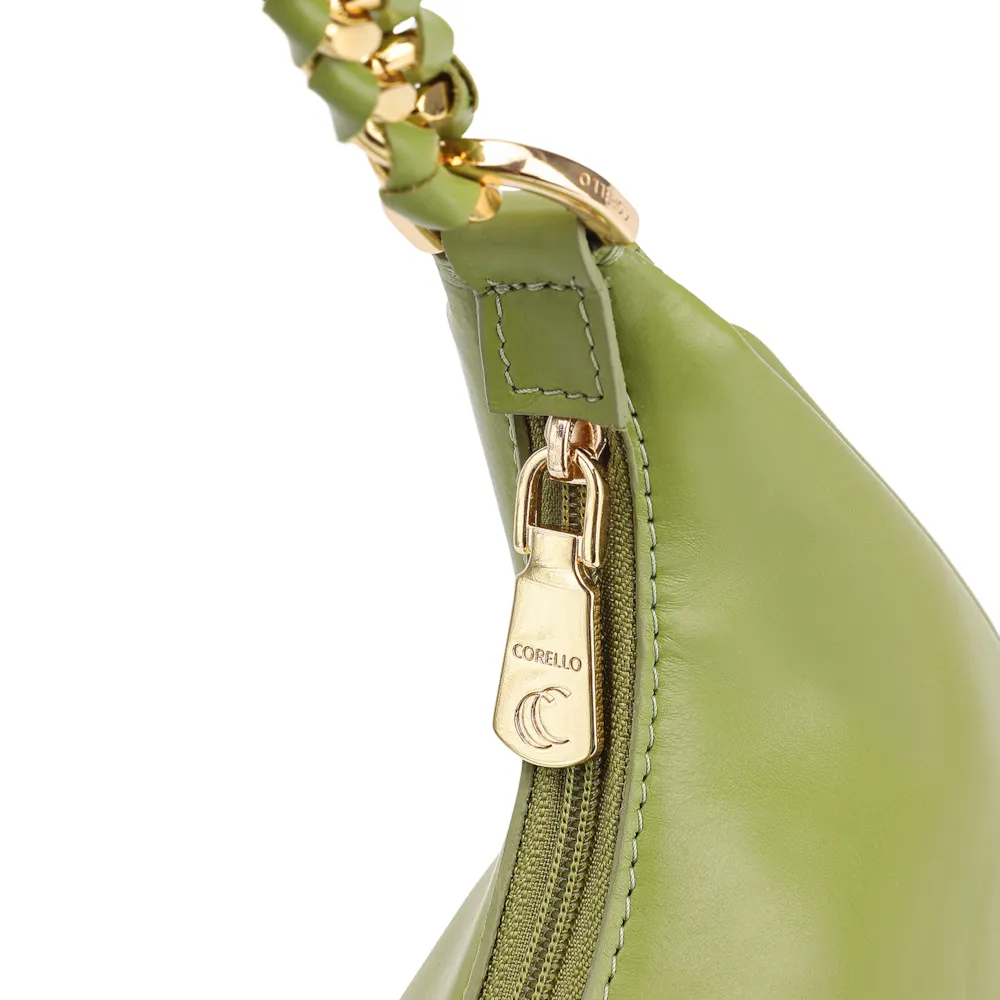 Bolsa De Ombro Couro Verde - imagem 5
