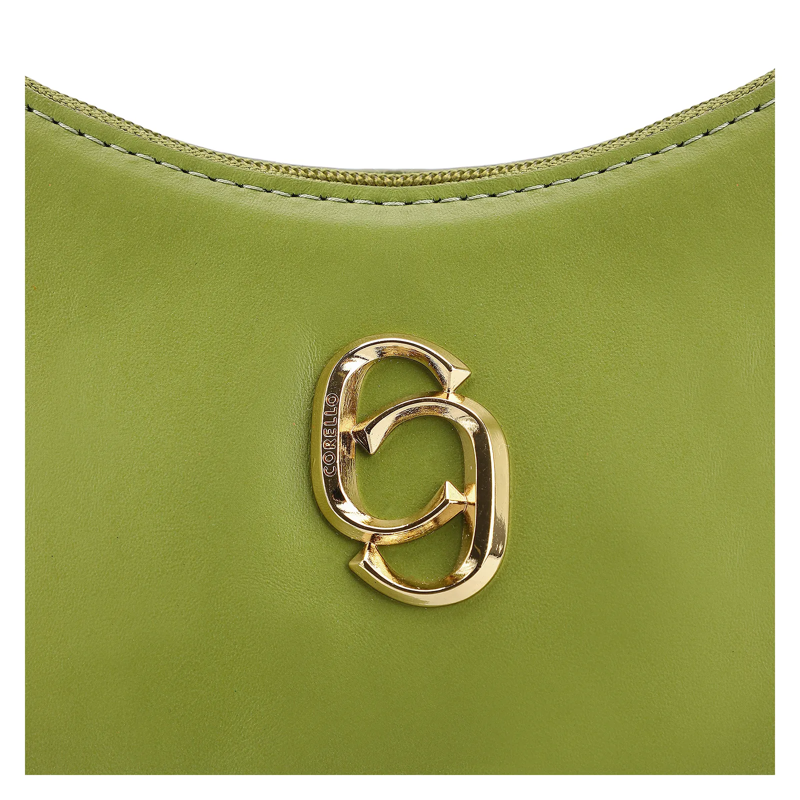 Bolsa De Ombro Couro Verde