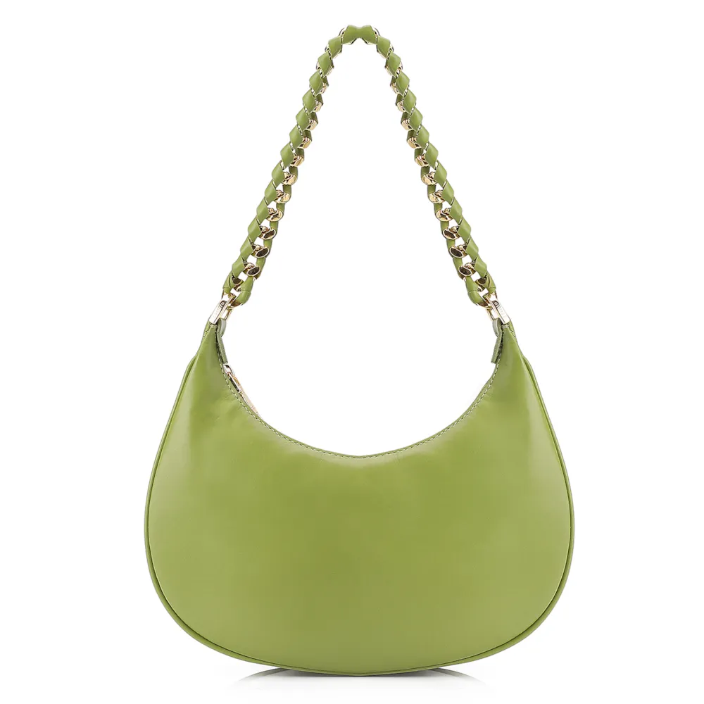Bolsa De Ombro Couro Verde - imagem 3
