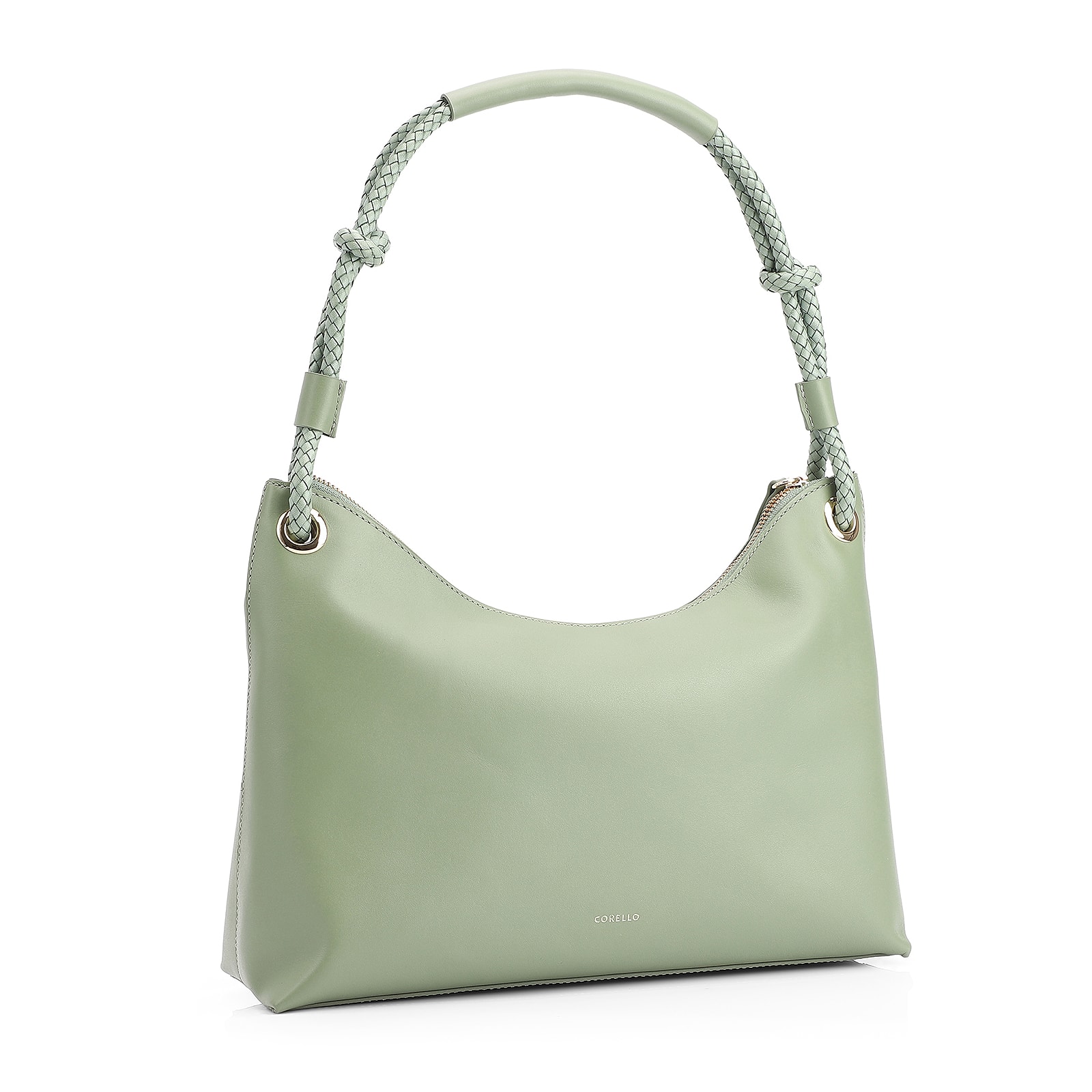 Bolsa De Ombro Couro Verde