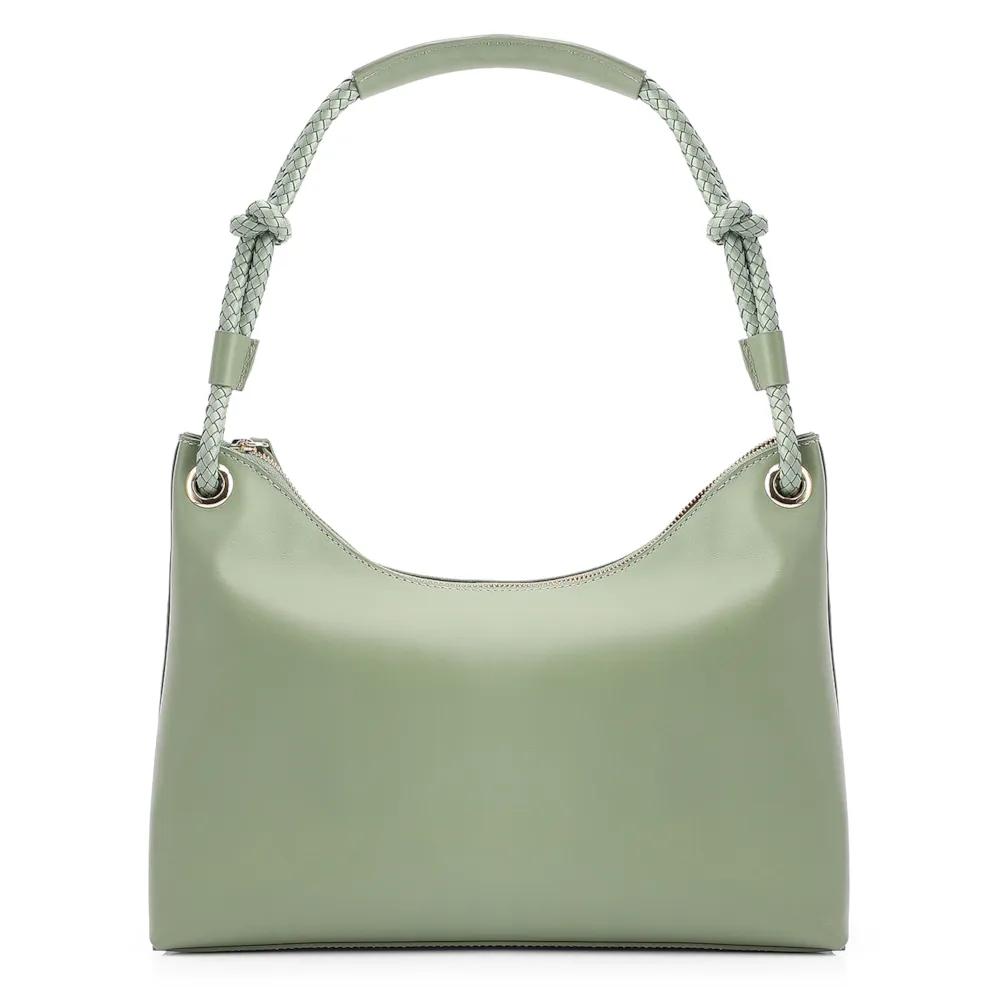 Bolsa De Ombro Couro Verde - imagem 4