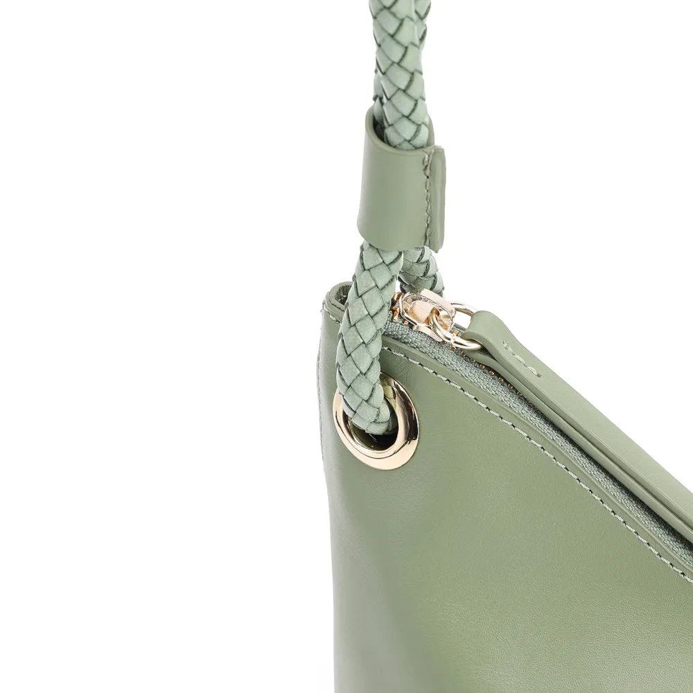 Bolsa De Ombro Couro Verde - imagem 6