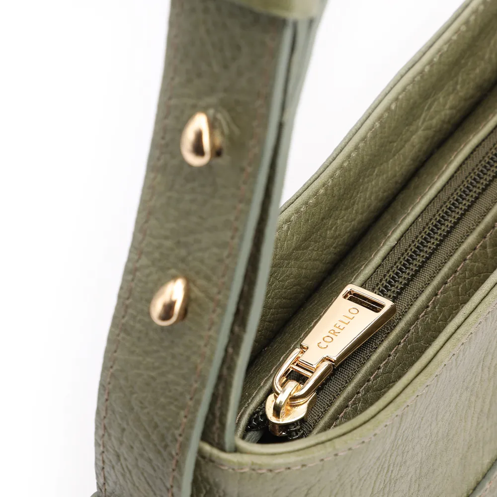 Bolsa De Ombro Couro Verde - imagem 5