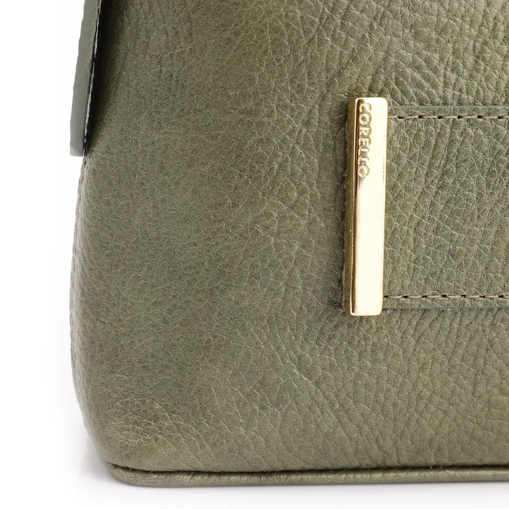 Bolsa De Ombro Couro Verde - imagem 6