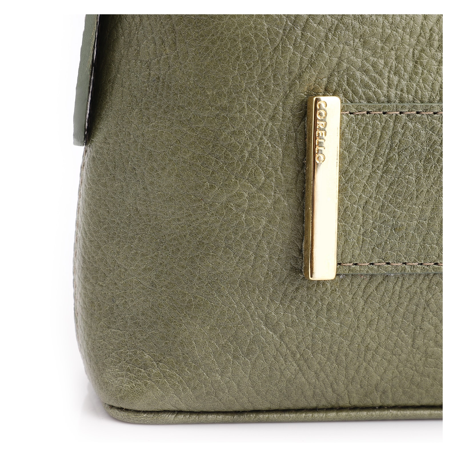 Bolsa De Ombro Couro Verde