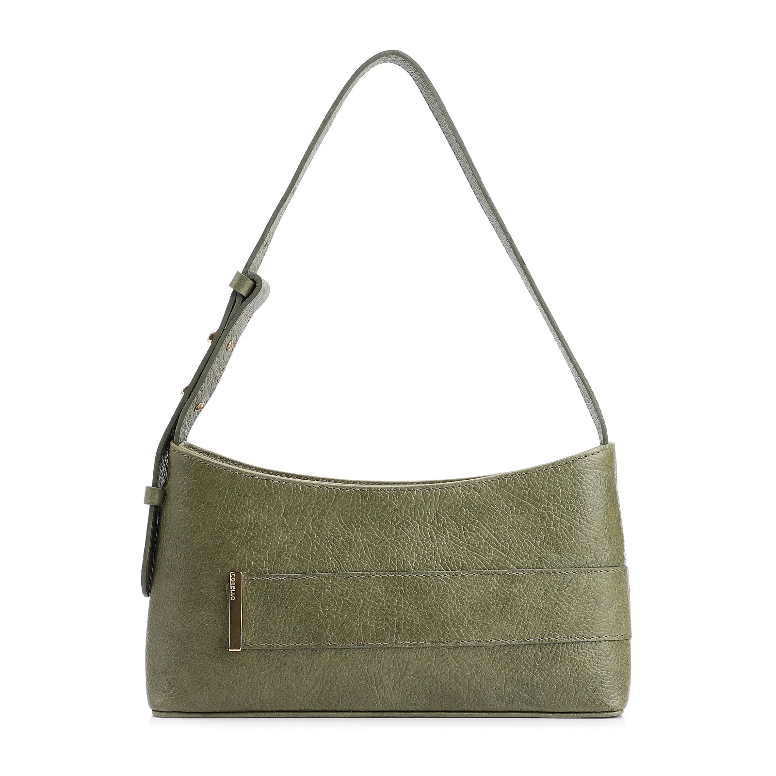 Bolsa De Ombro Couro Verde