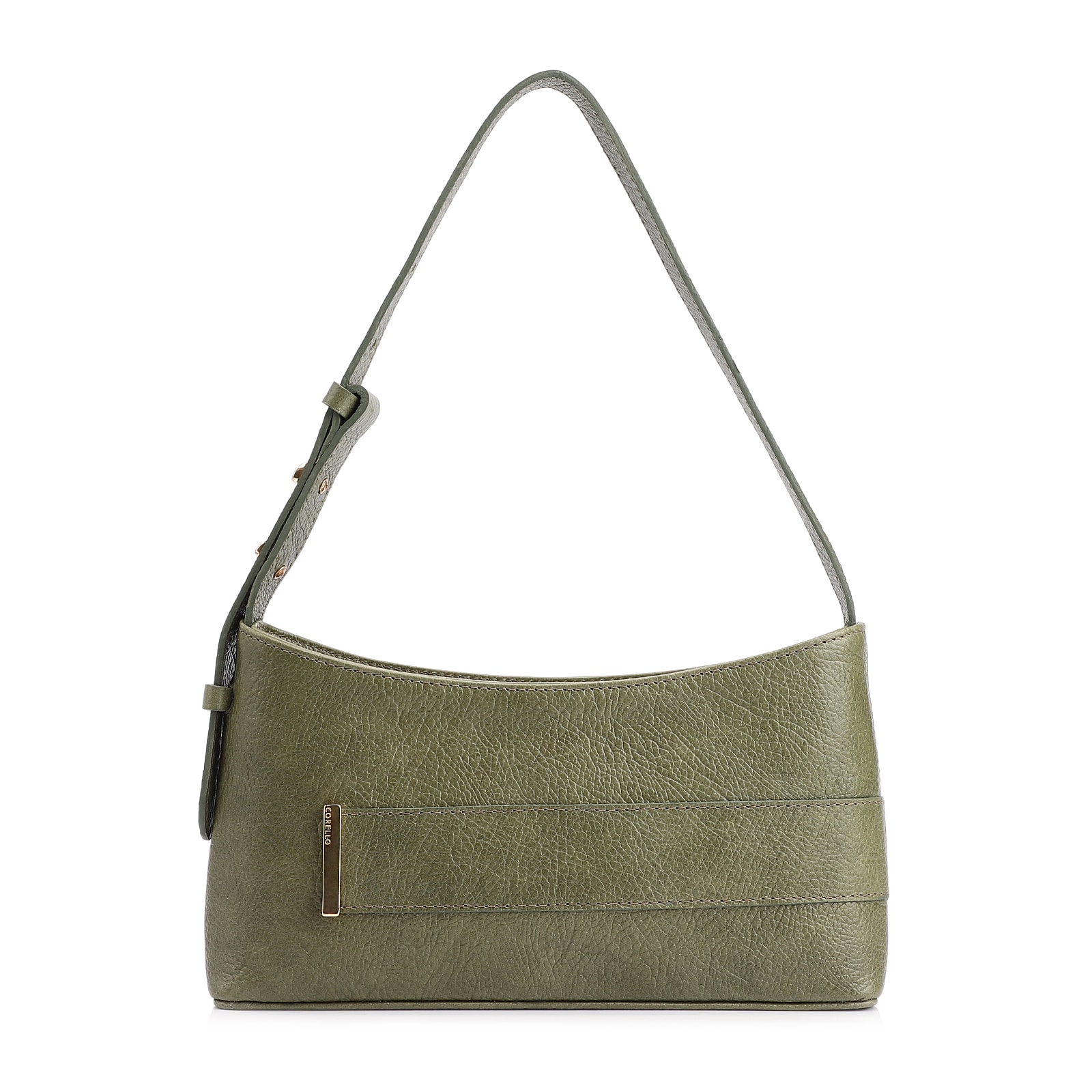 Bolsa De Ombro Couro Verde