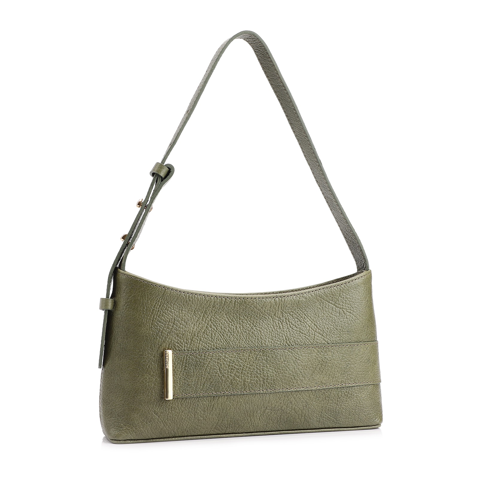 Bolsa De Ombro Couro Verde