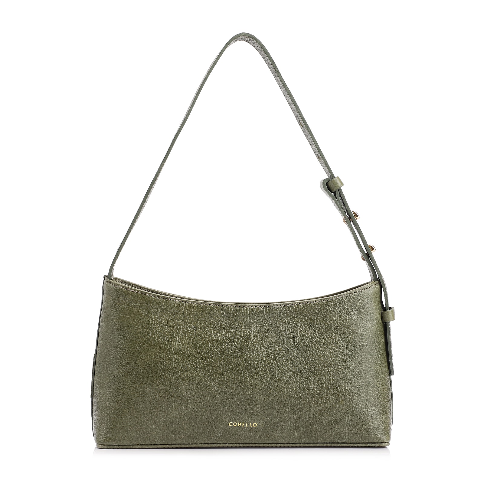 Bolsa De Ombro Couro Verde