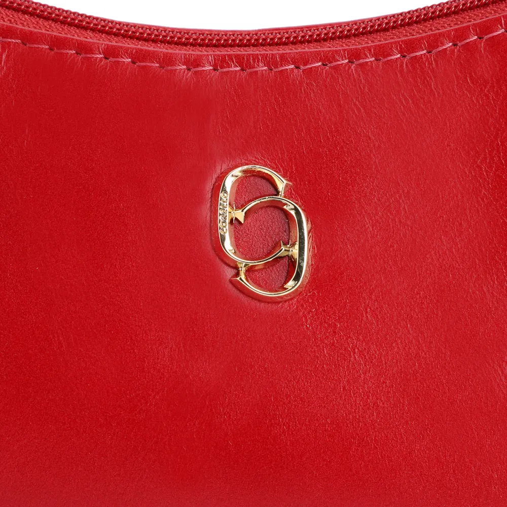 Bolsa De Ombro Couro Vermelho - imagem 6
