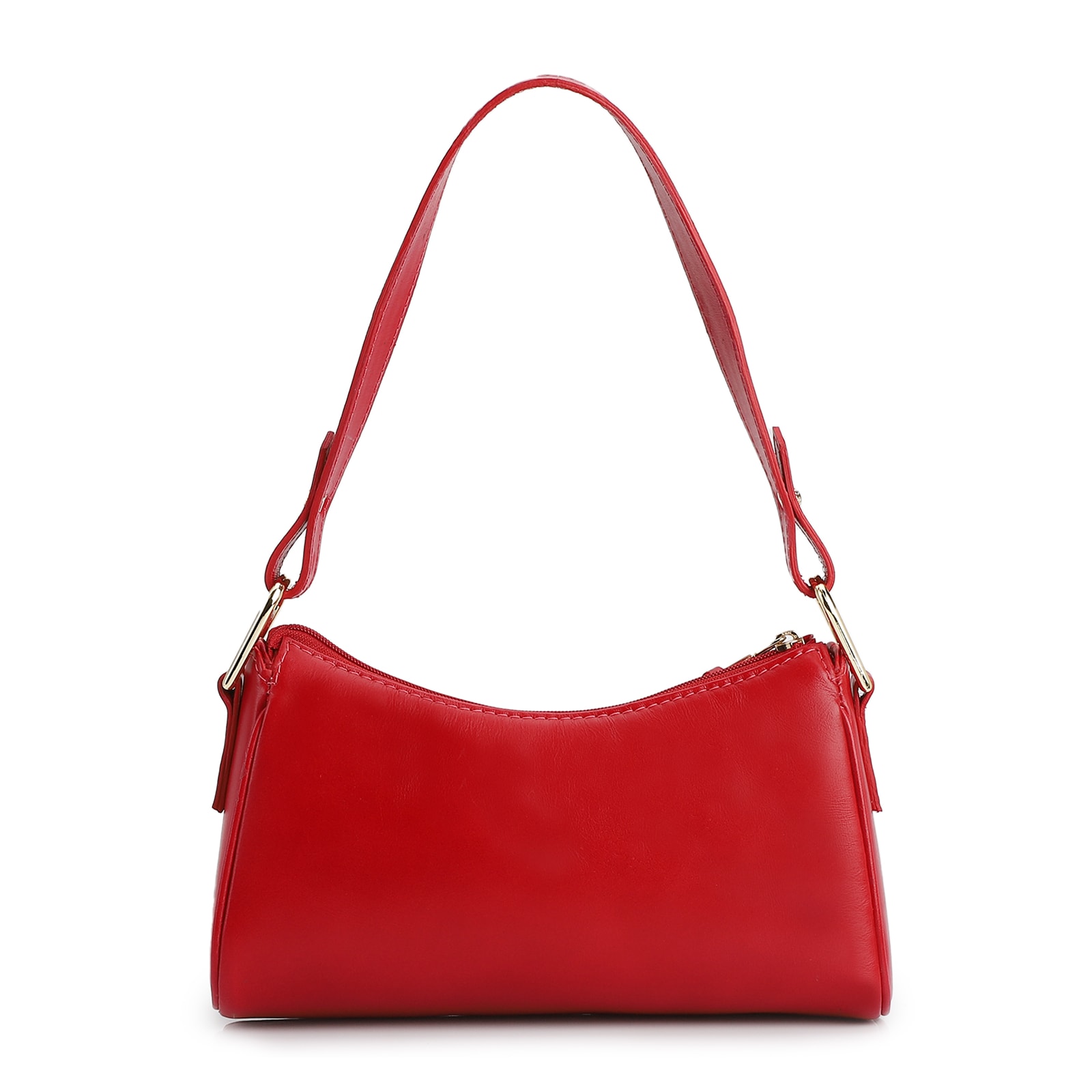 Bolsa De Ombro Couro Vermelho