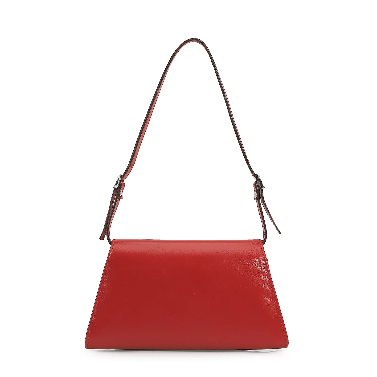 Bolsa De Ombro Couro Vermelho