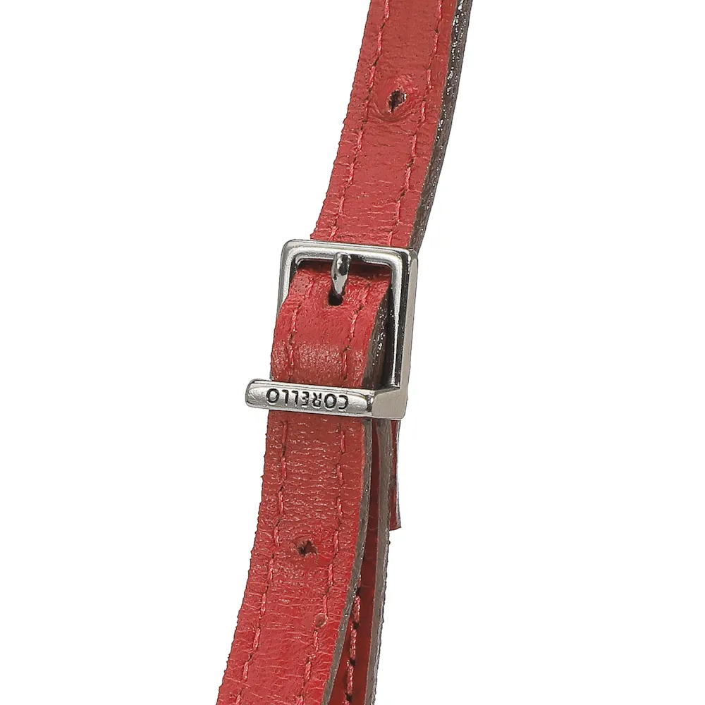 Bolsa De Ombro Couro Vermelho - imagem 6