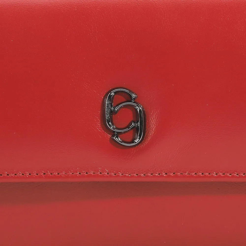 Bolsa De Ombro Couro Vermelho - imagem 7