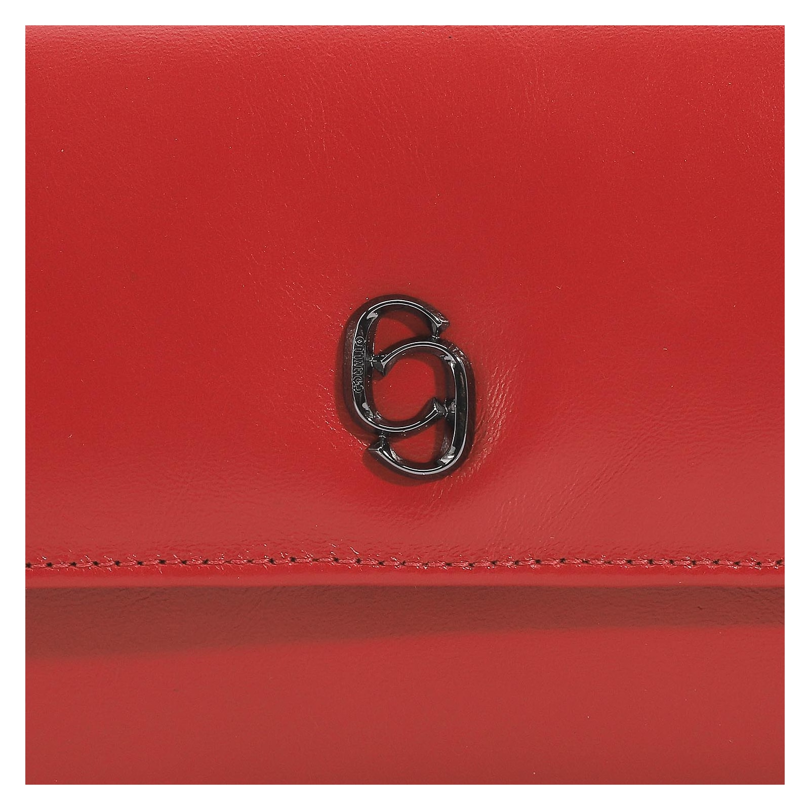 Bolsa De Ombro Couro Vermelho