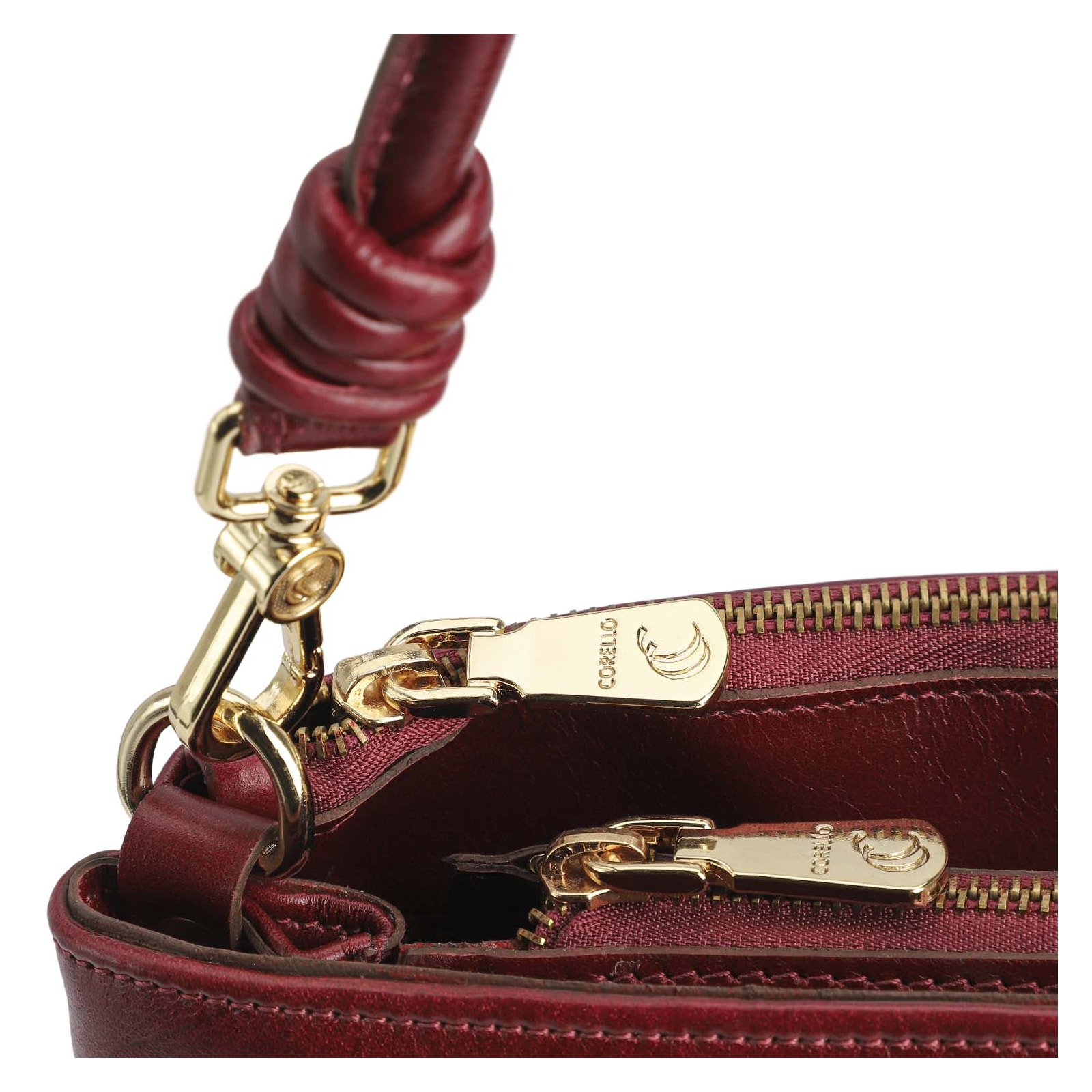 Bolsa De Ombro Couro Vermelho