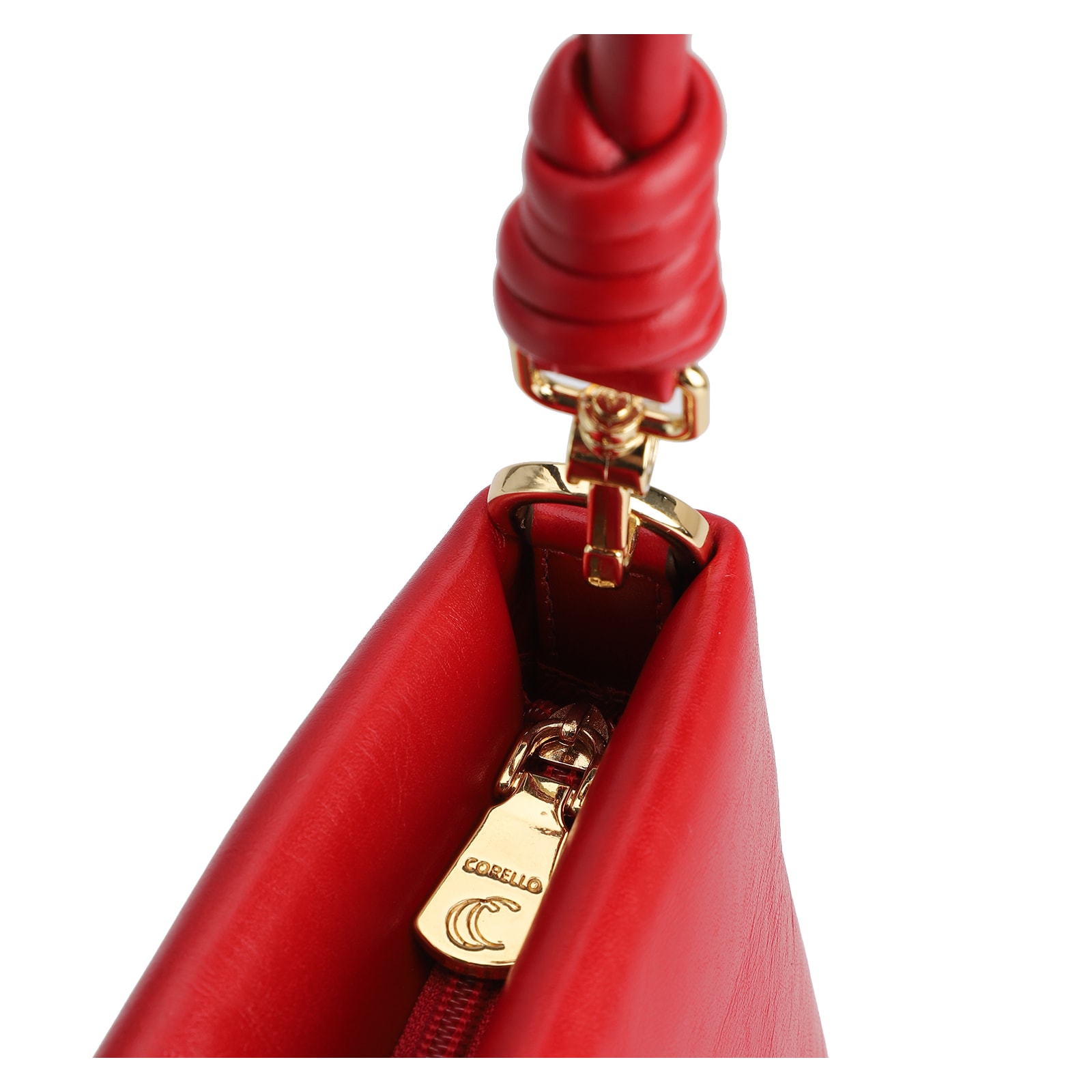 Bolsa De Ombro Couro Vermelho