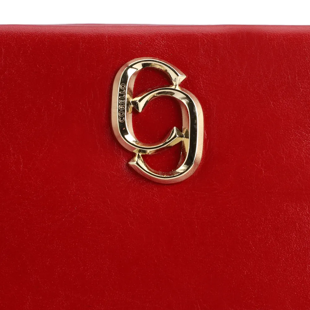 Bolsa De Ombro Couro Vermelho - imagem 6