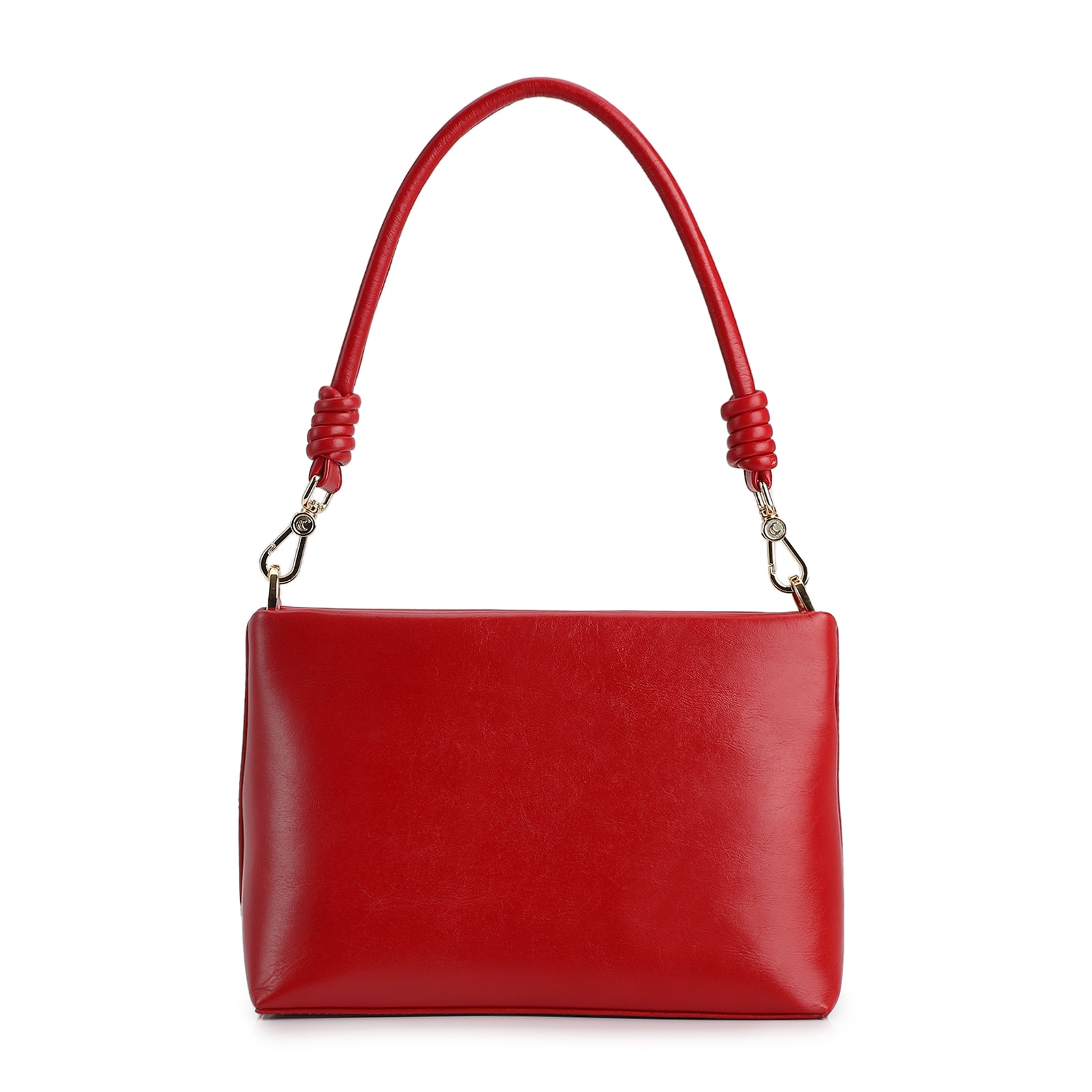 Bolsa De Ombro Couro Vermelho