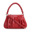 Bolsa De Ombro Couro Vermelho - imagem 1