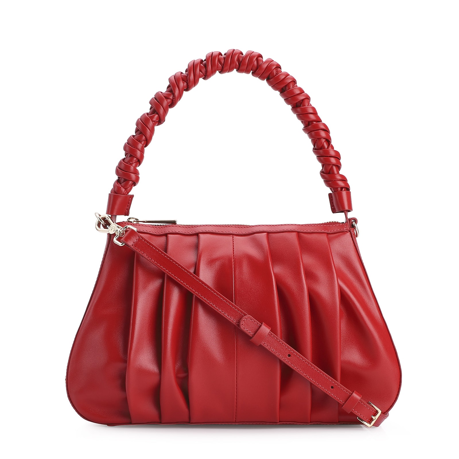 Bolsa De Ombro Couro Vermelho