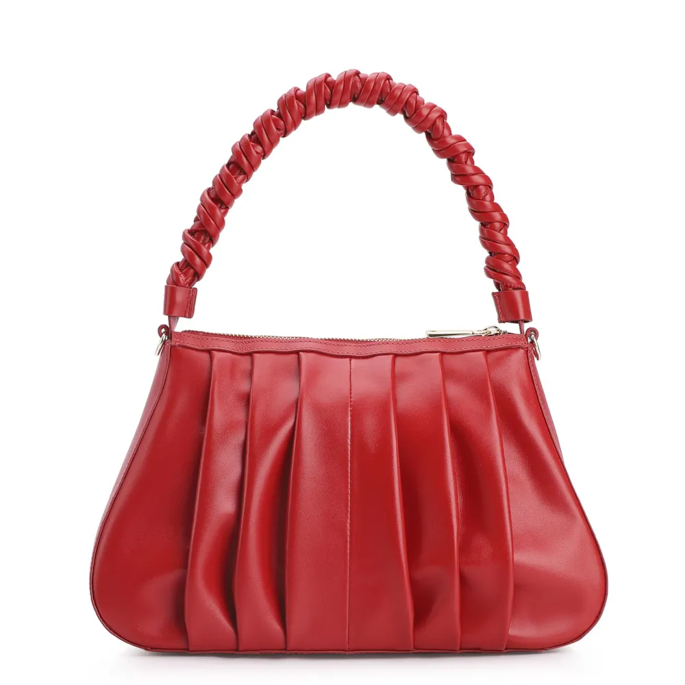 Bolsa De Ombro Couro Vermelho - imagem 4
