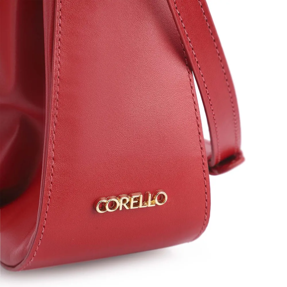 Bolsa De Ombro Couro Vermelho - imagem 7